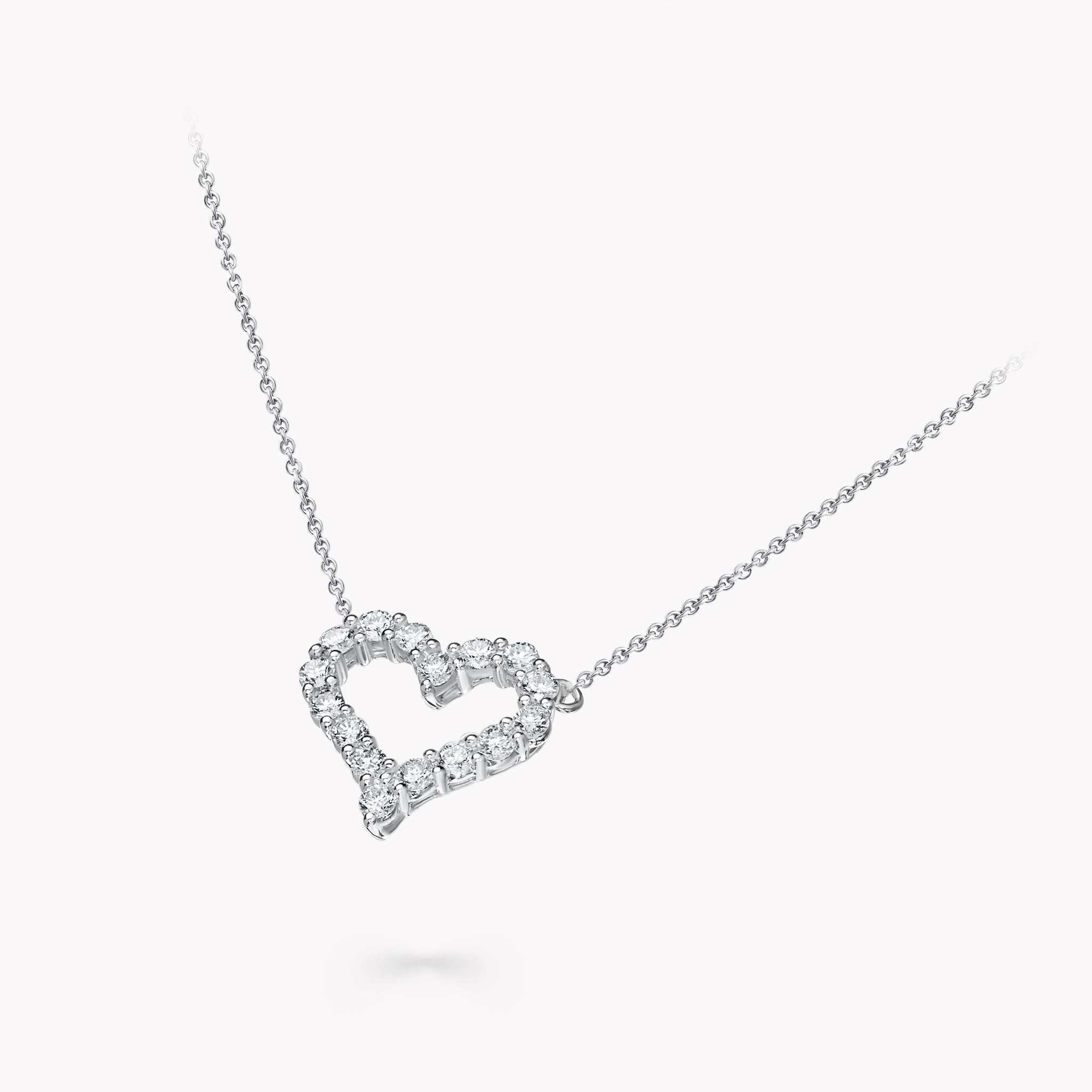 Підвіска серце з натуральними діамантами