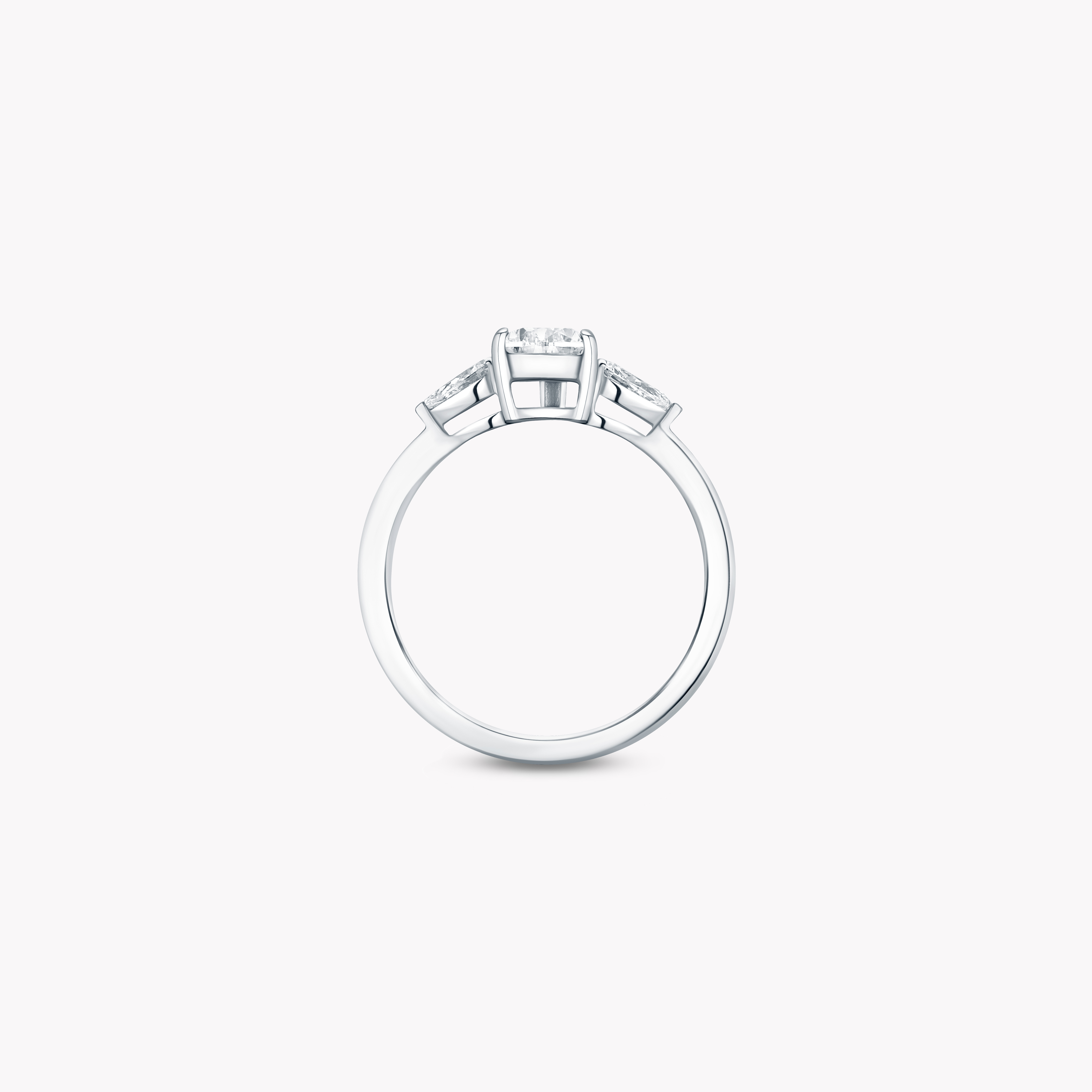 Каблучка з діамантом огранювання Груша | Sign
